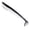 Black, variant on 4Pcs Extra Long Ribbed T-Tail Soft Fishing Lure, Flexible Swimbait for Saltwater Bass, Realistic Action Design for Effective Angling, Essential Fishing Gear, Black