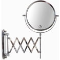 thumbnail image 1 of Soporte de pared extensible Mirror Deco Brothers, 8 pulgadas, 7 veces, cromado, 1 of 2