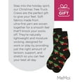 thumbnail image 7 of MeMoi Women's Christmas Tree Truck Holiday Crew Socks - Womens - Female, 9-11, Black, 7 of 7