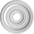 thumbnail image 5 of Ekena Millwork 16"OD x 3 1/2"ID x 1"P Cole Thermoformed PVC Ceiling Medallion (Fits Canopies up to 4 1/2"), Metallic Antique Brass, 5 of 10