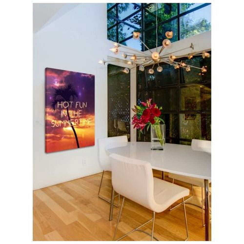 "Hot Fun in the Summertime" Painting Print on Wrapped Canvas