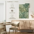 thumbnail image 5 of Elephant Stock Banana Leaf Lines Wall Art - Vertical Canvas Wall Art - Living Room Wall Decor - Floral And Botanical Canvas - Green And White Decor - 30" x 45", 5 of 8