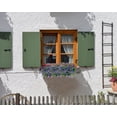 thumbnail image 3 of 10 ramos de flores artificiales planta falsa, resistente a los rayos UV verdor arbustos plantas eucalipto interior al aire libre colgante jardinera hogar jardín decoración, púrpura | JUNJUN, 3 of 5