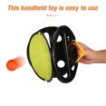 thumbnail image 3 of SHISUYAN Children's Hand Catching Ball Racket Parent-child Outdoor Sports Toy Racket Throwing Ball Table Tennis Hand Clip (1 Set 2pcs Racket 4pcs Balls Yellow), 3 of 9