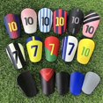 thumbnail image 2 of 1 par de mini espinilleras de fútbol, protector de piernas, resistente al desgaste, amortiguador, protector de piernas, tabla de caña para entrenamiento de fútbol, 2 of 5