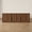 Walnut, variant on CHIC HOUSE 3-Piece Entertainment Center with Shelves, 95" Modular Cabinet TV Stand for TVs up to 100", Farmhouse Fluted Media Console Sideboad Credenza Cabinet for Living Room, Bedroom, Walnut