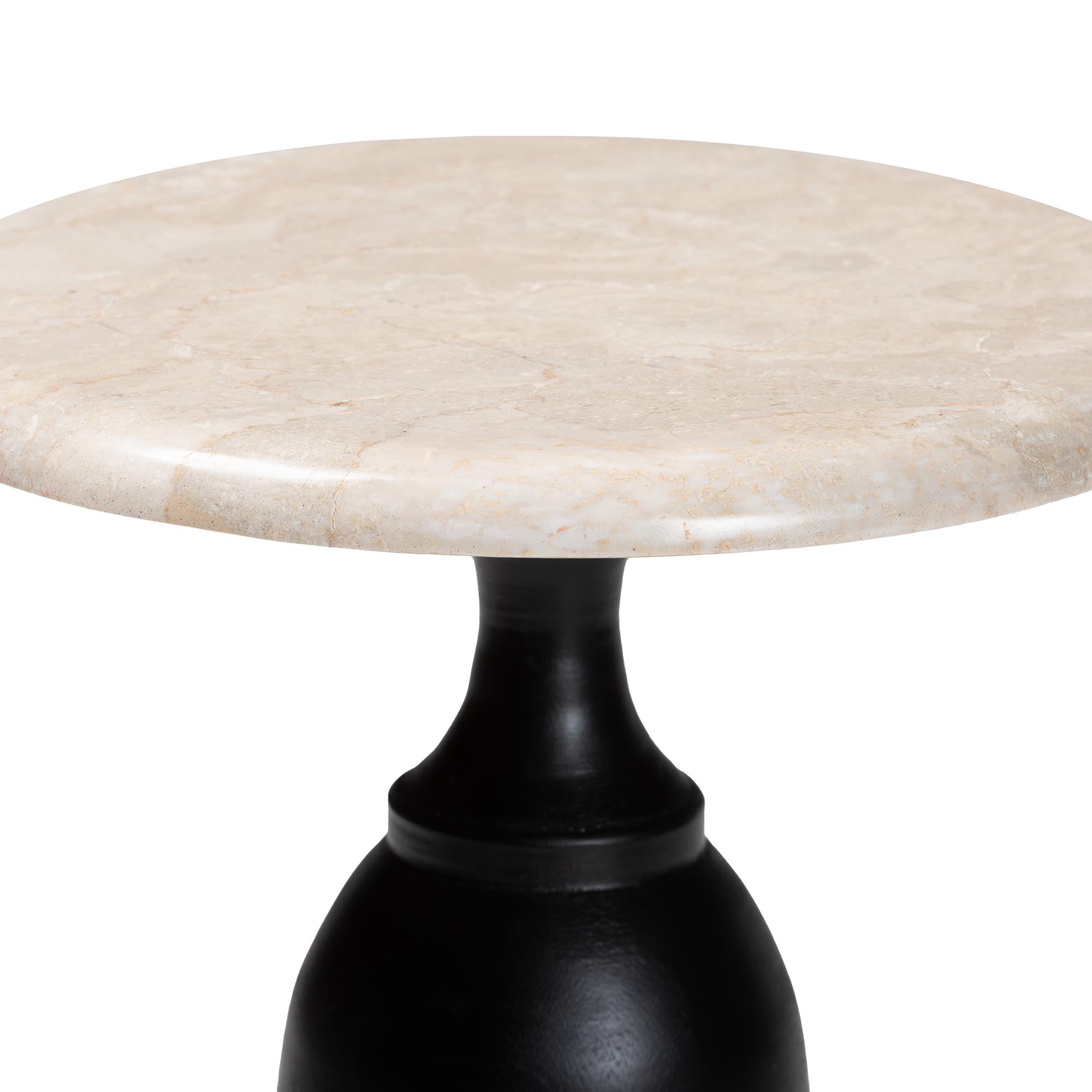 bali & pari Perlita Modern End Table, Grey