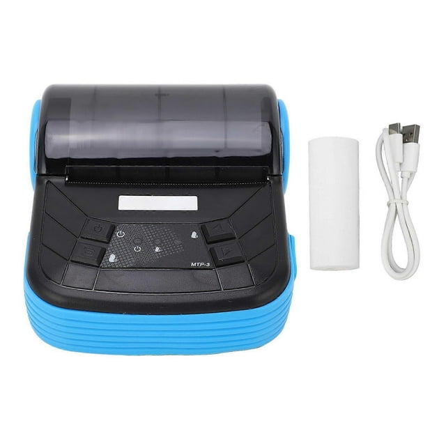 Mini Portable Wireless Bluetooth Thermal Printer 80mm for Receipts Tickets Invoices POS