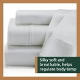 thumbnail image 2 of Rest Haven Soft and Breathable TENCEL Sheet Set- Twin, Beige, 2 of 9