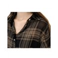 thumbnail image 2 of MarinaVida Women Long Sleeve Button Down Striped Turn Down Collar Loose Blouse, 2 of 5