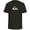 Black, variant on Men's Solid Streak Short Sleeve Rashguard (White, L)