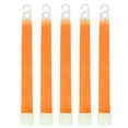 thumbnail image 1 of 5 barras luminosas de 15 cm, kit de supervivencia impermeable, equipo de camping (naranja, 5 unidades), 1 of 3