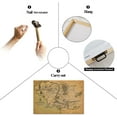 thumbnail image 5 of AEFER Middle Earth Map Canvas Wall Art - HD Print Retro Vintage Map Poster Framed Artwork (12" Hx18 W), 5 of 6