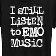 thumbnail image 3 of Instant Message - I Still Listen To Emo Music  - Women's Short Sleeve Graphic T-Shirt, 3 of 6