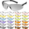 thumbnail image 1 of 24 pares de gafas de seguridad 12 colores Gafas protectoras antiarañazos unisex Lentes resistentes a los impactos Gafas Gafas de sol de seguridad de policarbonato a granel para el trabajo C, 1 of 5