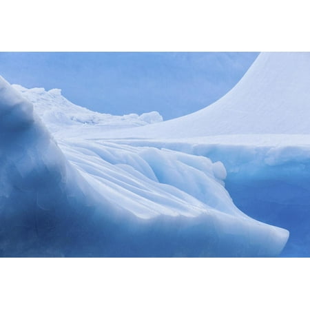 Georgian Shape - South Georgia Island. Iceberg Shapes and Hues Print Wall Art By Jaynes Gallery