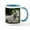 White/Blue Inside, variant on CafePress - White Wolf Mug - 11 oz Ceramic Mug - Novelty Coffee Tea Cup