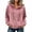 Pink, variant on WCMZJ Women's Corduroy Hooded Zip Up Jacket Drawstring Hood Relaxed Fit Casual Daily Layering Outerwear Coat with Pocket