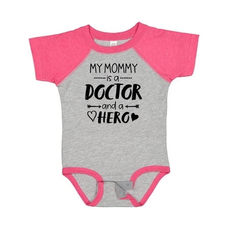 

Inktastic My Mommy is a Doctor and a Hero Gift Baby Boy or Baby Girl Bodysuit