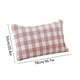 thumbnail image 3 of Juego de fundas de almohada de algodón a cuadros | Tamaño estándar: 50 x 76 cm | Estampado de cuadros en azul, rosa y gris | Tejido suave y transpirable para cama y habitación de invitados, 3 of 6