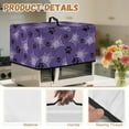 thumbnail image 6 of TSOVTHRID Dog Paw Cobweb Violet Print Microwave Oven Cover Fall Small Appliance Dust Cover Protective Toaster Oven Protector for Kitchen Countertop Halloween Decor, 20.9"W x 15.7"D x 12.4"H, L, 6 of 7