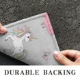 thumbnail image 6 of Princess Unicorn Butterfly Pattern Door Rugs,Washable Non Slip Door Mats Indoor,Decorative Door Mats,Entry Mat Indoor for Entrance,Bedroom,Kitchen,Bathroom,16"x47", 6 of 6
