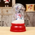 thumbnail image 4 of Naiovety Adorno musical de Navidad, decoraciones brillantes universales, decoración brillante interesante de Navidad, adorno de mesa, accesorio Kits de decoración para fiestas Rojo oscuro, 4 of 6