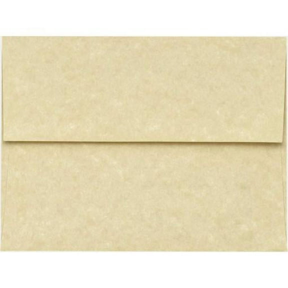 LUXPaper A6 Invitation Envelopes, 4 3/4 x 6 1/2, 60lb. Antique Beige Parchment, 50 Pack
