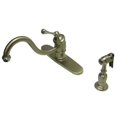 thumbnail image 1 of Kingston Brass KB3577BLBS Single Handle 8 in. Kitchen Faucet with Brass Sprayer, 1 of 2