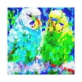 thumbnail image 1 of Parakeets in Expressionism - Canvas, 1 of 10