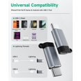 thumbnail image 2 of Adaptador LERTOSEN Lightning a USB-C, paquete de 4, carga rápida, 2 of 8