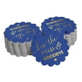 thumbnail image 1 of Inkdotpot Pack Of 50 Kiss The Miss Goodbye Bridal Shower Favor Paper Tags Craft Real Gold Foil Hang Tags, 1 of 6