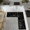 thumbnail image 4 of Merry Christmas Kitchen Rugs Sets of 2 Non Skid Washable, Winter Xmas Kitchen Doormat Farmhouse Style Decor Mats for Home Kitchen Floor 17x29 and 17x47 Inch DM109, 4 of 6