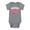 ATHLETIC HEATHER, variant on - Baseball Baby - Infant One Piece