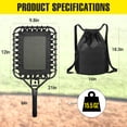 thumbnail image 2 of FITPLAY Baseball Racket for Fly Balls, 15-Ounce Fungo Racket/Baseball Racket, Black, 2 of 7
