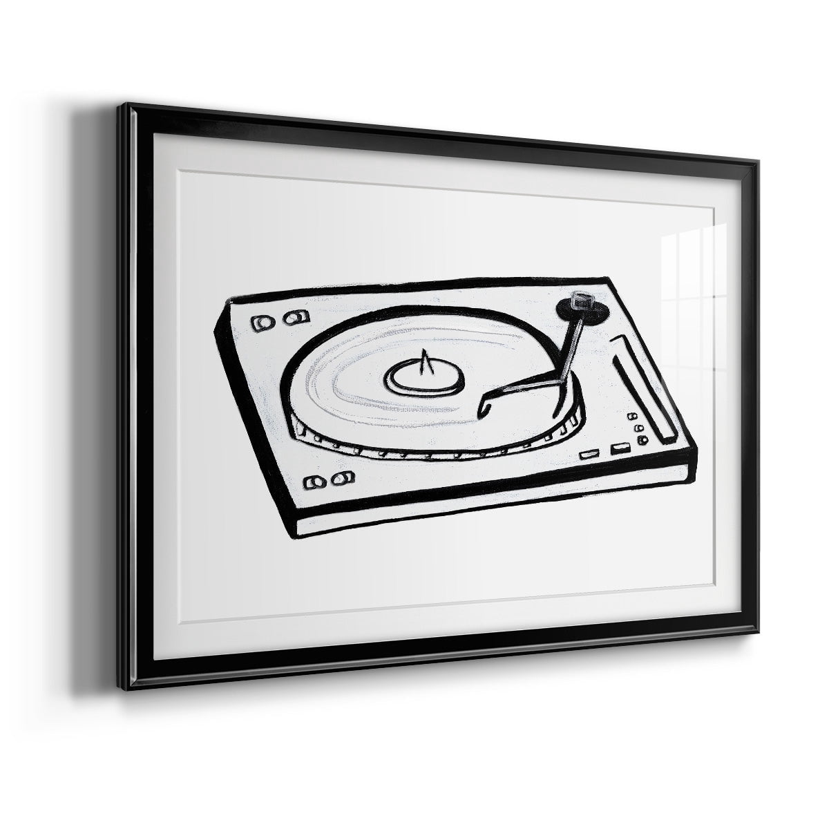 Vinyl Sketch Premium Framed Print - Ready to Hang
