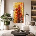 thumbnail image 2 of Canvas Wall Art, Autumn Yellow Leaves Framed Canvas Prints for Living Room Bedroom, Fall Natural Forest Branch Watercolor Gallery Wrapped Wall Decor for Home Office, Gifts, 40"x60" Ship Next Day, 2 of 9