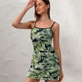 thumbnail image 3 of Ladies Elegant Sling Sleeveless Sexy Dress flowers, 3 of 6