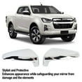 thumbnail image 4 of Pair of Rearview Mirror Cover Cap Stick On Weatherproof Left Right Car Door Mirror Cover Replacement, 4 of 7