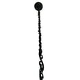 thumbnail image 4 of Kouboo Luhu Open Weave All Weather Cane Rib Outdoor Dome Pendant Lamp Coastal LED Black Dome Outdoor Pendant Lights Shades, 4 of 9