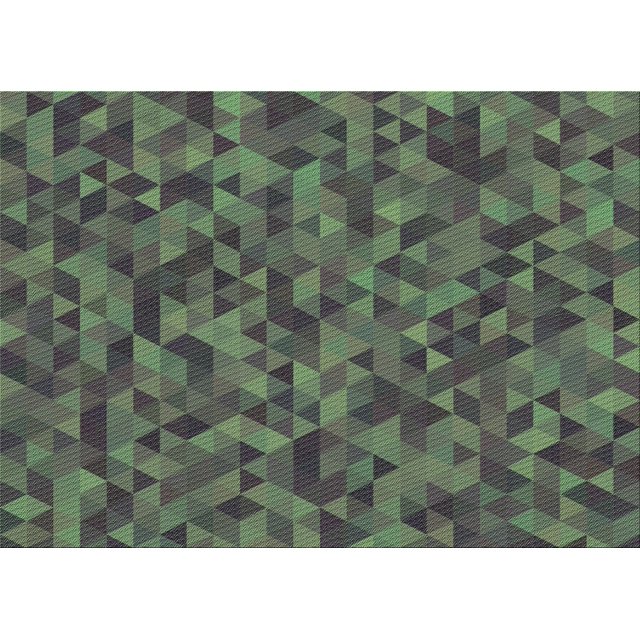 Ahgly Company Machine Washable Indoor Rectangle Transitional Fall Forest Green Area Rugs, 2' x 4'