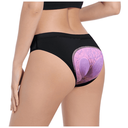 Fulorrnie Underwear for Women Moisture Wicking Compression Seamless Breathable Panty Sport Briefs High Waist Comfort Panties  Pink  XXL