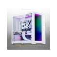 thumbnail image 2 of MagniumGear NEO Qube 2 IM, Dual Chamber ATX Mid-tower, Digital-RGB Infinity Mirror Front Panel, Front I/O USB Type C, Tempered Glass Panels, White, 2 of 8