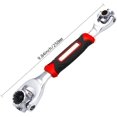 thumbnail image 4 of 52 in 1 Multi-Functional Universal Socket Wrench 360 Degree Rotating Multi with Slip Rubber Handle High-Strength Carbon Steel Sturdy Heavy-Duty Adjustable Non- Model, 4 of 9