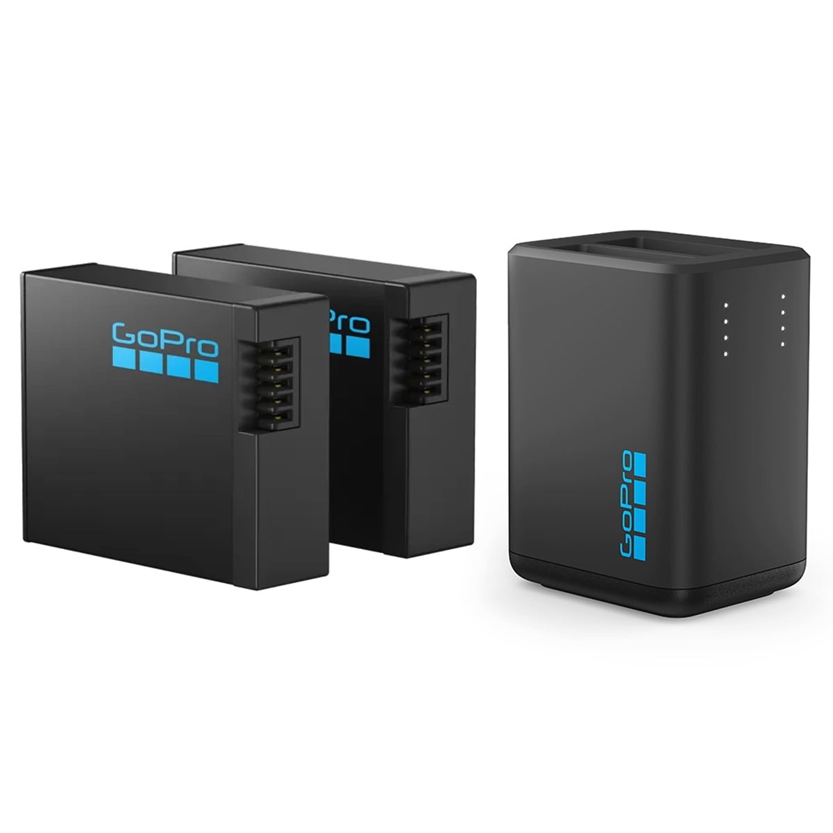 GoPro Dual Battery Charger + Battery, Black - Walmart.com