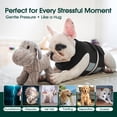 thumbnail image 4 of Kuoser Dog Anxiety Vest, Adjustable Puppy Calming Jacket for Fireworks Storms Separation Anxiety, Black, XS, 4 of 8