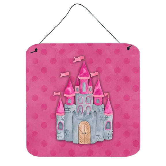 Princess Castle Watercolor Wall or Door Hanging Prints
