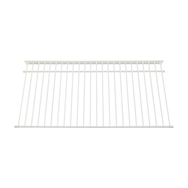 Tnarru Wire Shelf Wire Shelving Easy Installation Rack White Wall Mounted Storage Shelves for Home RV Bookshelf Warehouse Store Without Brackets