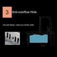 thumbnail image 3 of Hidden Mini Bar/Cafe/RV/balcony Sink with Foldable Faucet and Glass Rinser Set Black, 3 of 6