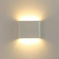 thumbnail image 1 of de lámpara de pared LED W, iluminación de pared impermeable para interiores y exteriores, luz de pared hacia arriba y hacia abajo, antioxi Luz blanca Colco Aplique de pared, 1 of 8